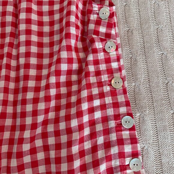 Coralie Shift Dress In Gingham Print Size 6 NWT - Picture 3 of 9